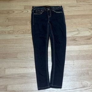 Studded Skinny Jeans